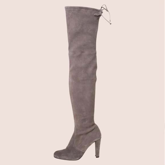 Stuart Weitzman Topo Highland Boot Taupe - Picture 2 of 8